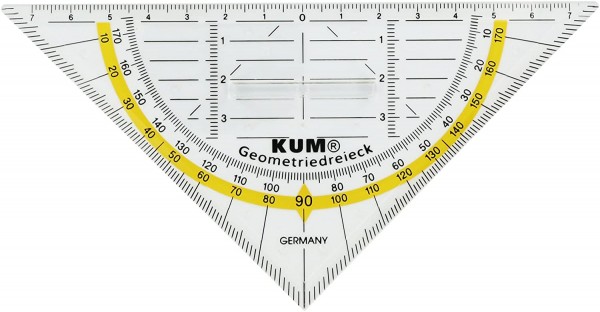 KUM Geometriedreieck 16cm 262 TB