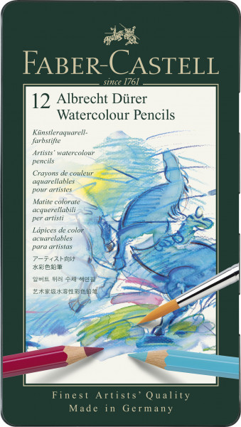 Aquarellstift A.Dürer 12er Metalletui