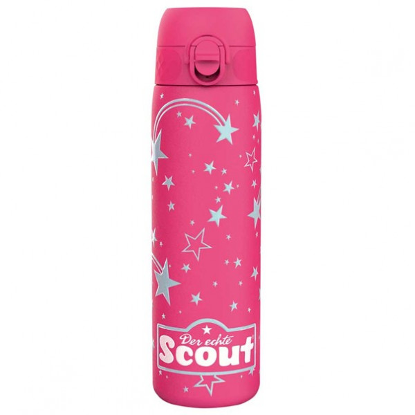 Scout Edelstahl-Trinkflasche Stars - pink