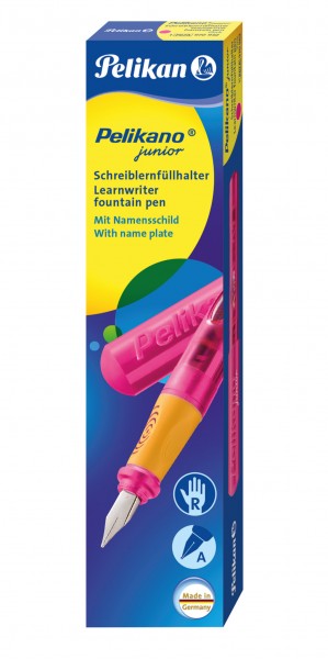 Pelikan Junior Schreiblernfüller Rechtshand &quot;A-Feder&quot; pink