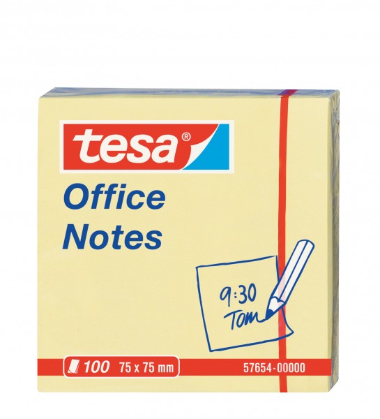 Haftnotiz Office Notes 75x75mm ge 100Bl tesa®